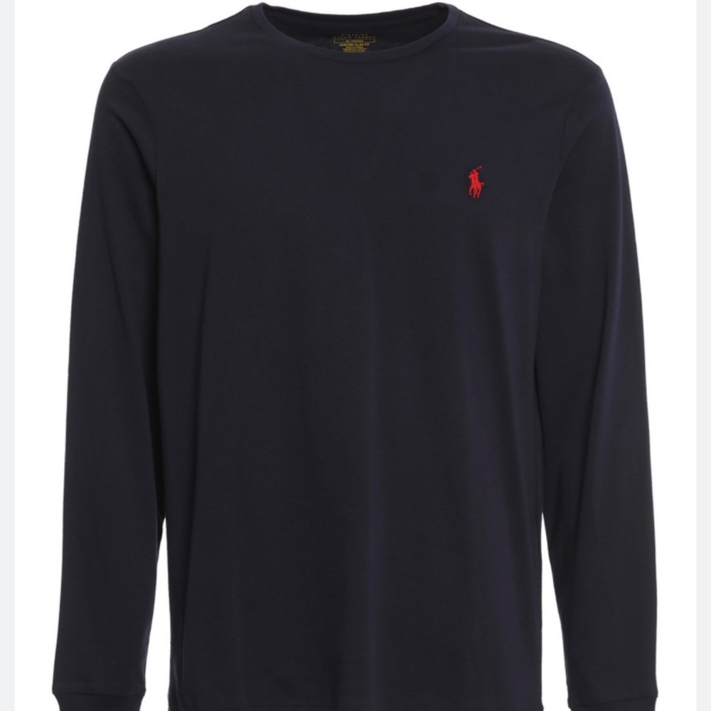 Polo by Ralph Lauren long sleeve cotton jersey.